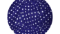 Modrá látka -tmavá s puntíky