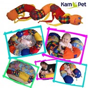 Kojicí polštáře - Vzorník Bavlna - Zelená látka s motivem žiraf