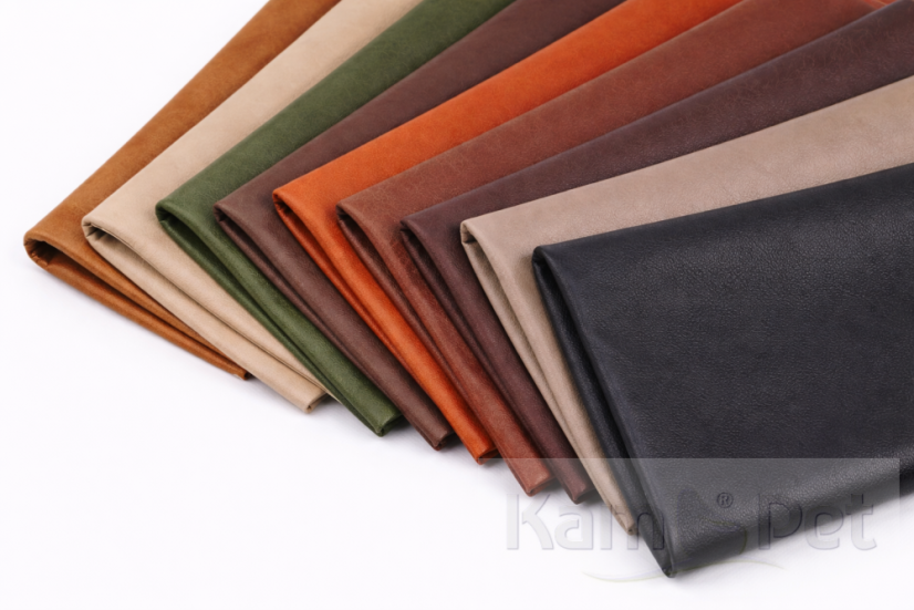 Čalounická koženka v metráži - Vzorník Koženka: Modrá jasná