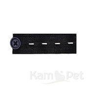 Elastický rozšiřovací pás – 18 mm - Barva zipu: černá