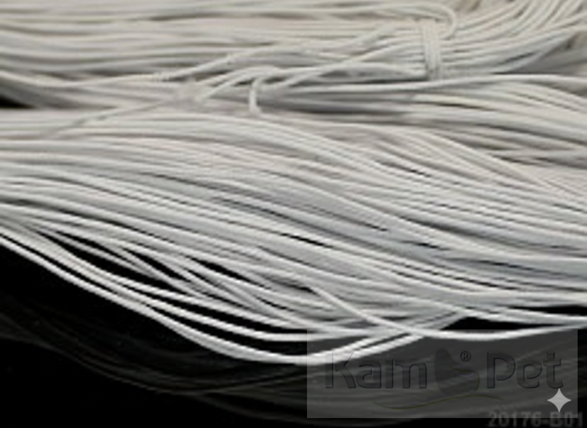 Klobouková guma – 1 mm - Barva zipu: černá