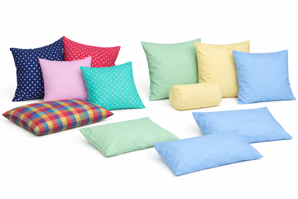 Polohovací polštáře - Vzorník Bavlna - Růžové plátno