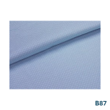 Modrá látka světlá s mikro puntíky