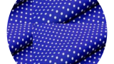 Modrá -nivea s puntíky látka