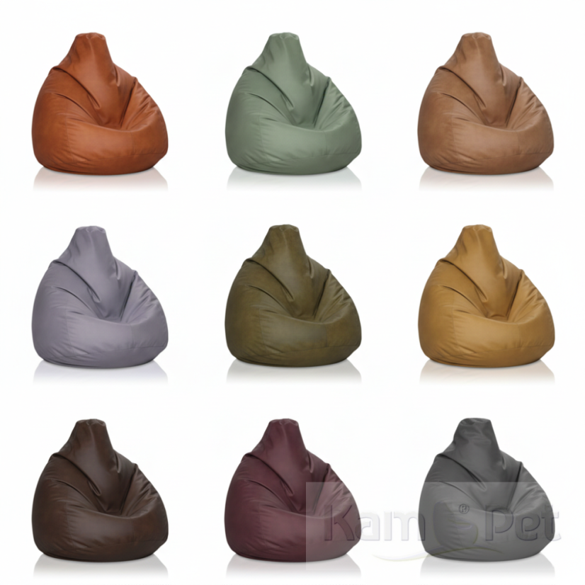 Sedací vak KamPet® Hruška Comfort - koženka